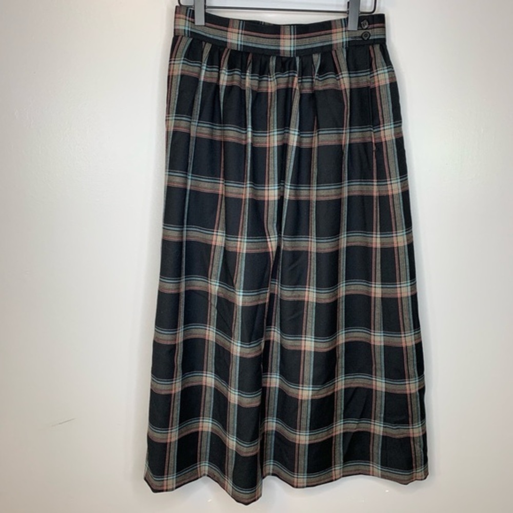 Pendleton Vintage Plaid Wool Skirt Size‎ 10